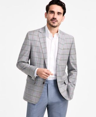 Brooks Brothers - Men's Plaid Wool-Blend Stretch Regular-Fit Sports Coat