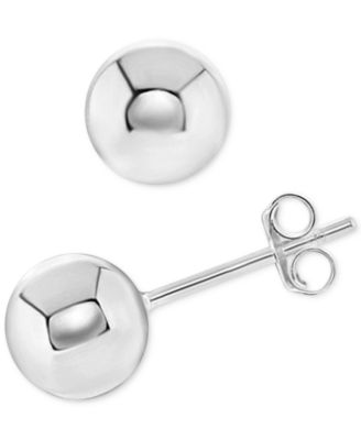 Giani Bernini - Polished Ball Stud Earrings in Sterling Silver