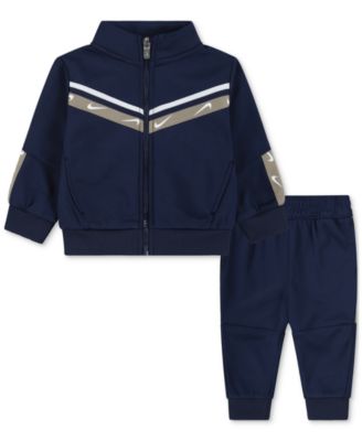 Nike - Baby Swoosh-Trim Jacket & Pants, 2 Piece Set