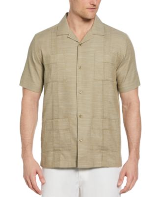 Cubavera - Men's Short Sleeve Button-Front Guayabera Shirt
