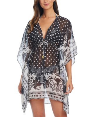 Bleu by Rod Beattie - Women's Sheer Caftan Cover-Up