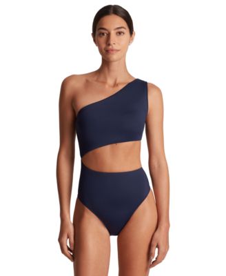 Lauren Ralph Lauren - Women's Cutout One-Shoulder One-Piece Swimsuit