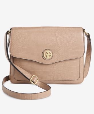 Giani Bernini - Croc Flap Small Crossbody