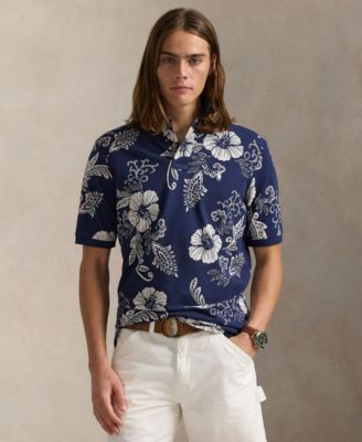 Polo Ralph Lauren - Men's Classic-Fit Hibiscus Mesh Polo Shirt