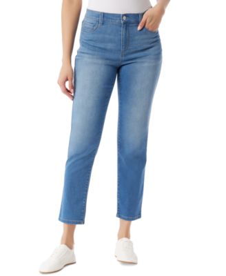 Gloria Vanderbilt - Women's Cali High-Rise Straight-Leg Ankle Jeans