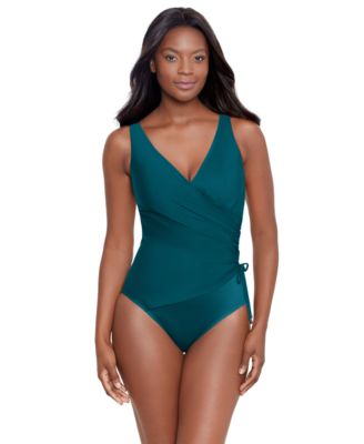 Miraclesuit - Women's Side-Ruched One-Piece Swimsuit