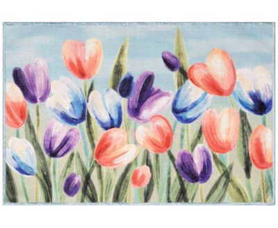 Liora Manne' - Impressions Tulips 1'11"x2'11" Area Rug