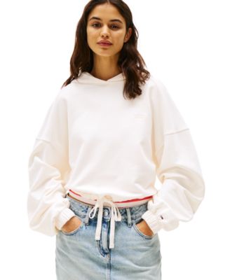 Tommy Jeans - Women's Drawstring-Hem Logo Hoodie