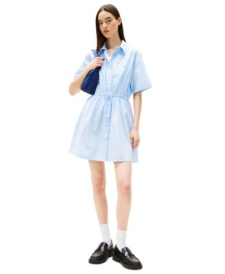 Tommy Jeans - Women's Cotton Stripe Mini Shirt Dress