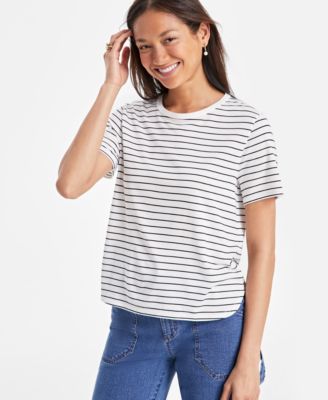 On 34th - Women's Square-Neck Short-Sleeve Tee