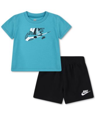 Nike - Toddler Boys Logo T-Shirt & French Terry Shorts Set