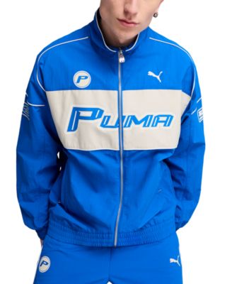 Puma - Men's Relaxed-Fit Logo Graphic Track Jacket