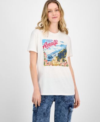 Self Esteem - Juniors' Amalfi Coast Graphic-Print T-Shirt