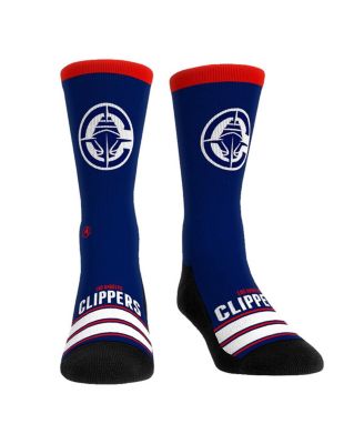 Rock 'Em - Men's and Women's Rock Em Socks LA Clippers Gametime Stripe&nbsp;Crew Socks
