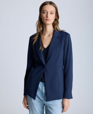Kenneth Cole - Women's Athletic Stretch One-Button Blazer