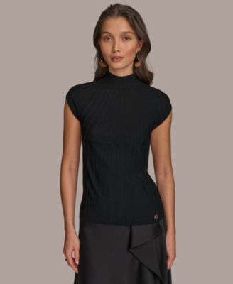 Donna Karan New York - Women's Mock Neck Sweater