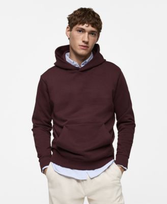 MANGO - Men's EU Regular Fit Cotton Hooded Sweatshirt