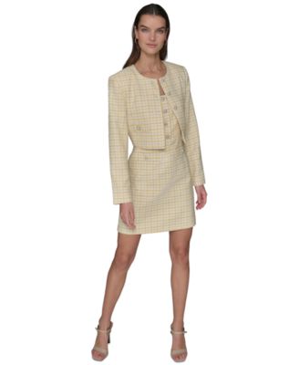 KARL LAGERFELD PARIS - Women's Elegant Boucle Jacket