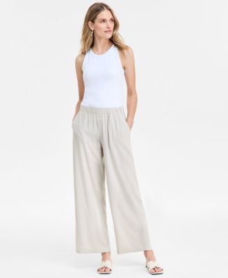 JM Collection - Women's Wide-Leg Pull-On Pants