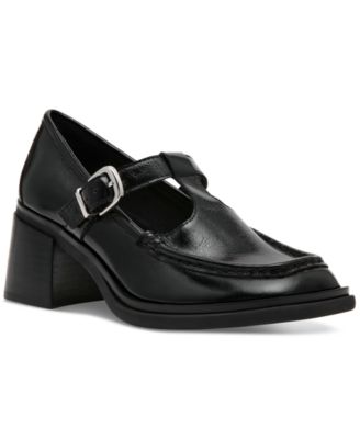 Steve Madden - Women's Beverlee T-Strap Block-Heel Mary Jane Pumps