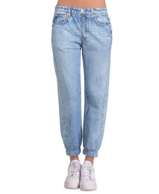 Elan - Women's Cotton Mid-Rise Sweatpant Jogger Jeans