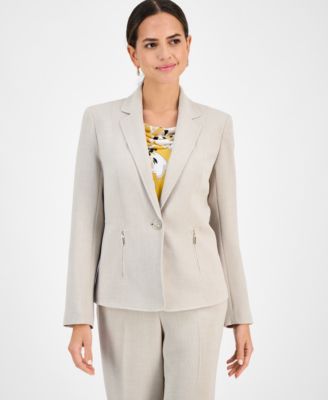Kasper - Women's Notched-Collar Blazer, Regular & Petite