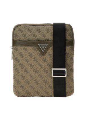 GUESS - Men's Vezzola Jacquard Crossbody Bag