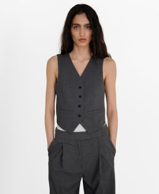 MANGO - Women's Adjustable Belt Gilet