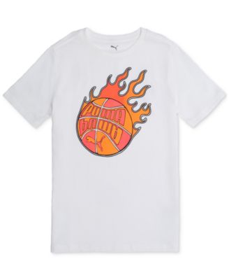 Puma - Big Boys Fireball Logo Graphic T-Shirt