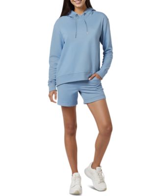Three Dots - Women's Christy Long-Sleeve Hooded Sweatshirt