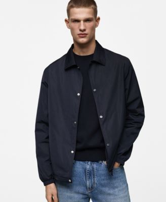 MANGO - Men's EU Regular-Fit Technical Fabric Jacket