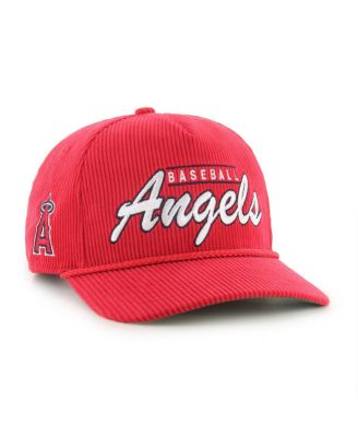 '47 Brand - Men's Red Los Angeles Angels Corduroy Hitch Adjustable Hat