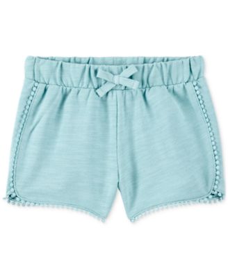 Carter's - Toddler Girls Cotton Pom-Pom Dolphin Shorts