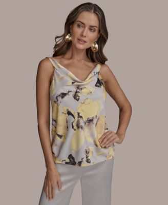 Donna Karan New York - Women's Printed Cowlneck Camisole