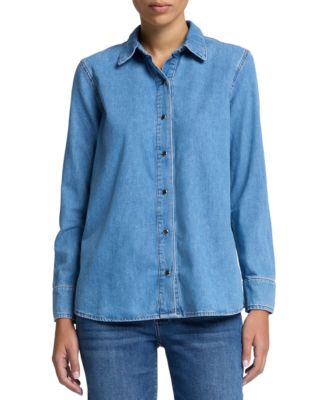7 For All Mankind - Women's Cotton Chambray Shirt