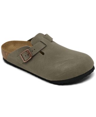 Birkenstock - Little Kids Boston Suede Leather Clogs from Finish Line