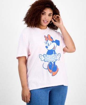 Hybrid - Trendy Plus Size Minnie Mouse Crewneck Tee