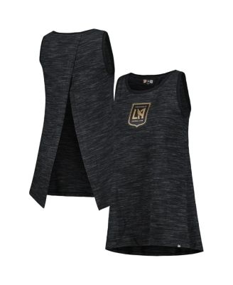 5th & Ocean - Women's Black LAFC Athletic Cross Back Tank Top