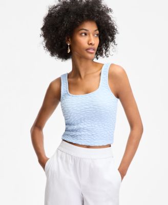 On 34th - Women's Textured Knit Tank Top
