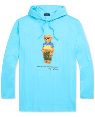 Polo Ralph Lauren - Men's Big & Tall Polo Bear Jersey Hooded T-Shirt