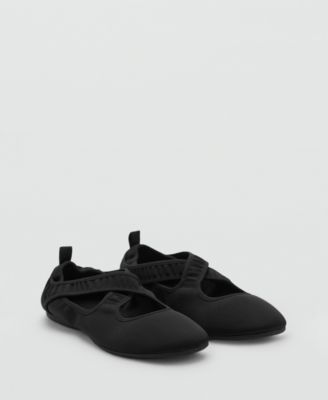 MANGO - Women's Cross-Sport Ballet Flats