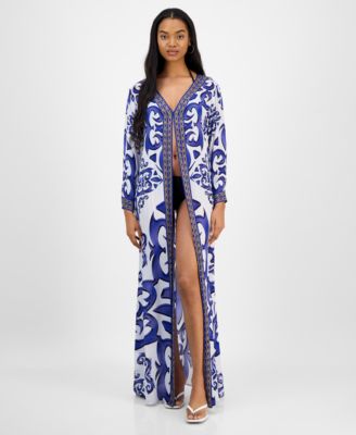 Annia Louisa - Women's Santorini Printed Kimono Caftan