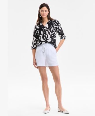 I.N.C. International Concepts - Women's Drawstring-Waist Shorts
