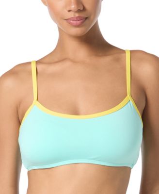 Kate Spade - Women's Contrast-Trim Bralette Bikini Top