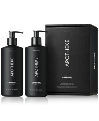 APOTHEKE - 2-Pc. Charcoal Liquid Soap & Lotion Set
