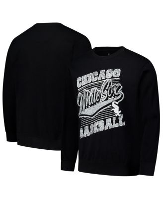 Stitches - Men's Black Chicago White Sox Pullover Sweatshirt