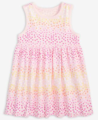 First Impressions - Baby Girls Gradient Floral-Print Tank Dress