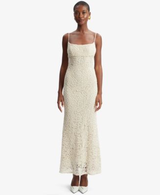 Bardot - Women's Adoni Crochet Sleeveless Midi Dress
