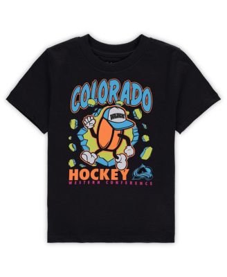 Outerstuff - Toddler Black Colorado Avalanche Break Through T-Shirt