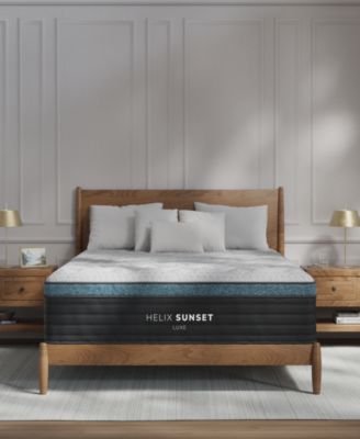 Brooklyn Bedding - Helix Sunset Luxe 13.5" Soft Euro Pillow Top Mattress - Full